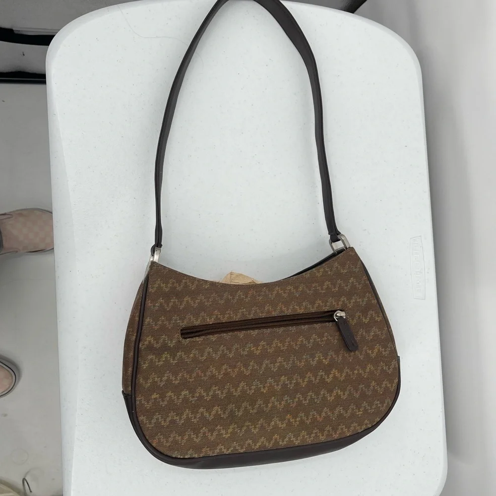 Vintage Liz Claiborne leather brown shoulder bag